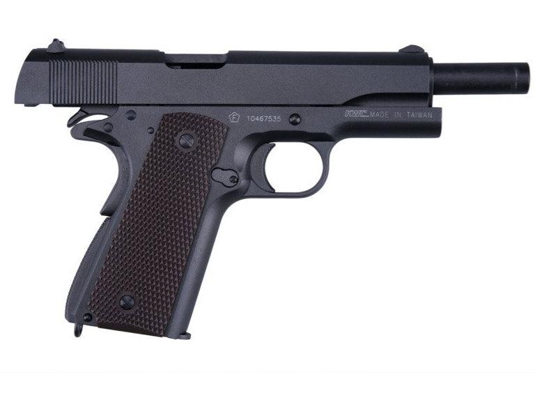 KWC - 1911 Co2 drevet Softgun med Blowback - Svart - gameon.eu