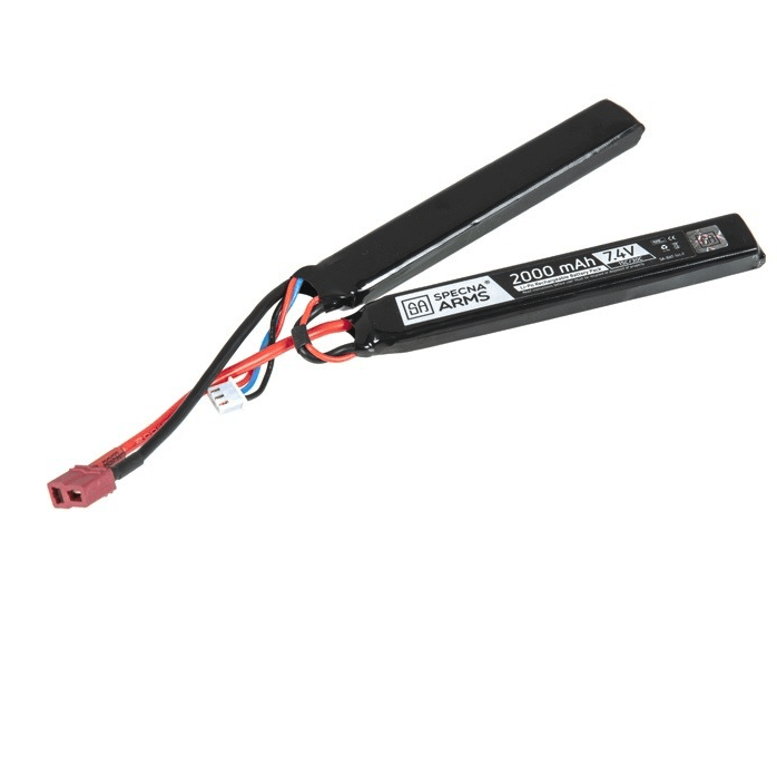 Li-Po 7.4V Batteri - 2000mAh 15/30C - Nunchuck - T-Connect (Dean - gameon.eu