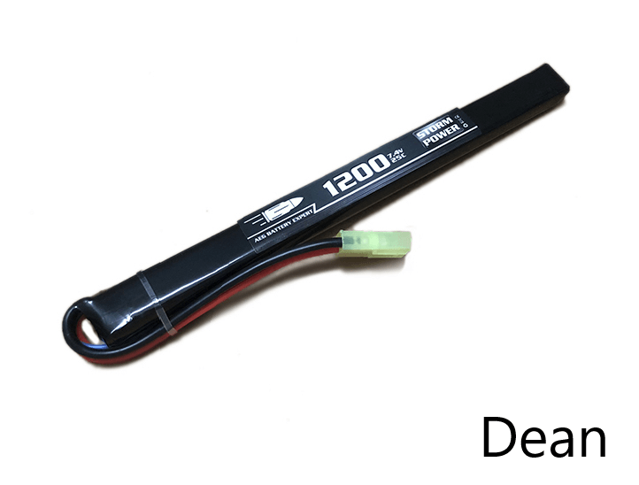 Li-Po 7.4V GEN2 Batteri - 1200mAh 25C - AK Single Stick Dean - gameon.eu