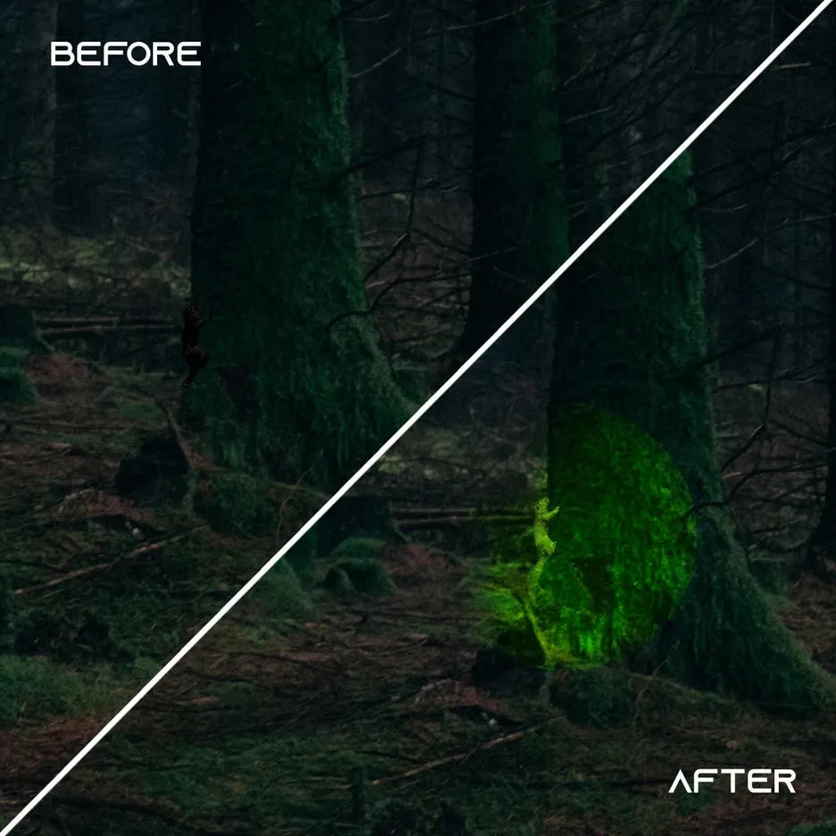 Magnus - Grønn Laser Lommelykt med Justerbar Diode - 21mm - Game-On.no