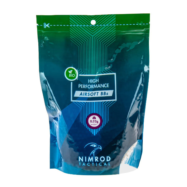 Nimrod - 0.32g Bio Softgunkuler High Performance - 3125stk