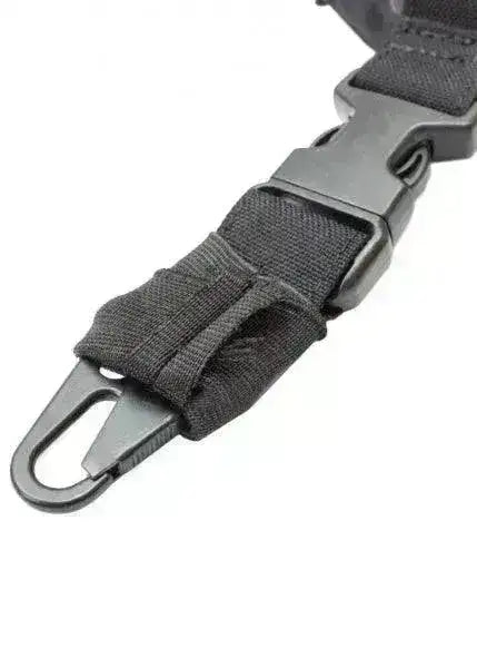 One Point Bungee Sling - 1000D Cordura - Black - Game-On.no