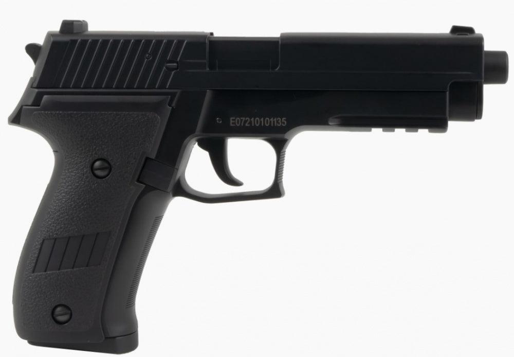 SA - P226 Elektrisk Airsoft Pistol med Mosfet og LiPo - Svart - gameon.eu