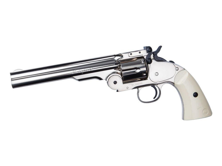 Schofield 6` - 6mm Softgun Revolver Co2 - Silver - gameon.eu