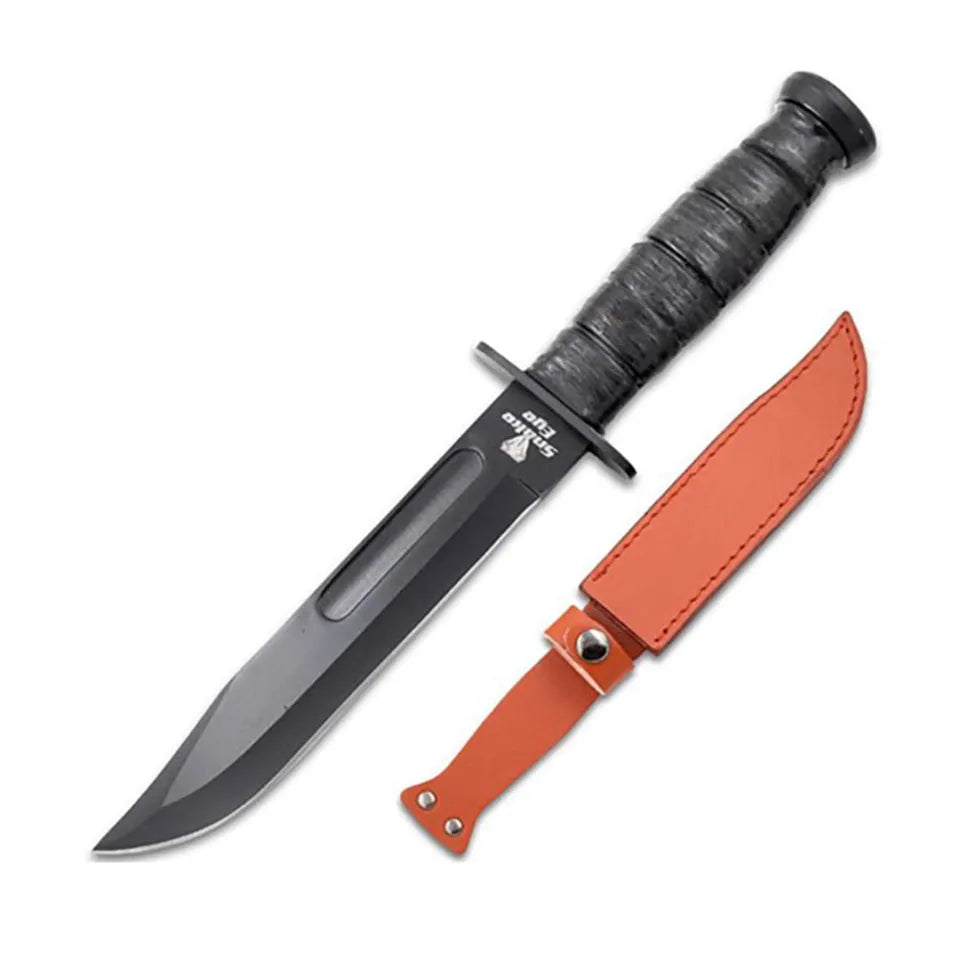 SE - USMC Style Kniv med Skinnslire - Game-On.no
