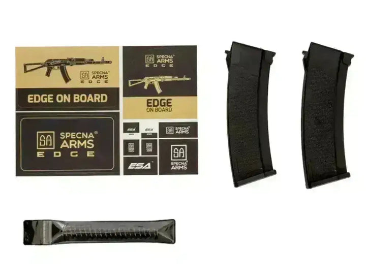 Specna Arms - J09 / AK105 EDGE Elektrisk Softgunrifle - Svar - Game-On.no