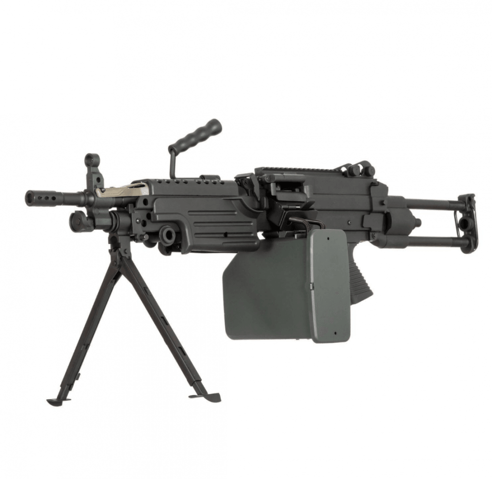 Specna Arms - M249 PARA Core Elektrisk Maskingevær - Svart - gameon.eu