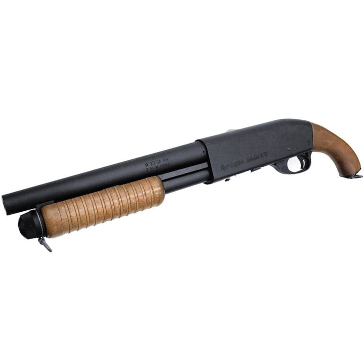 M870 Kort - Softgun jachtgeweer met veerbediening - Hout