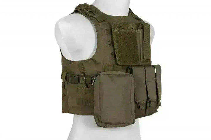Taktisk Vest type AAC FSBE - Oliven - Game-On.no