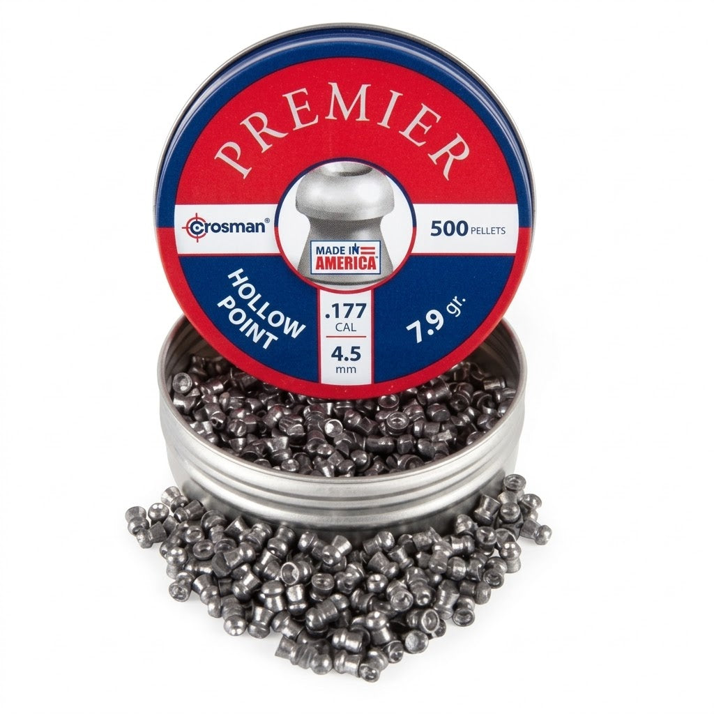 Crosman Premier Hollow Point 7.9gr 4.5mm bullets - 500pcs