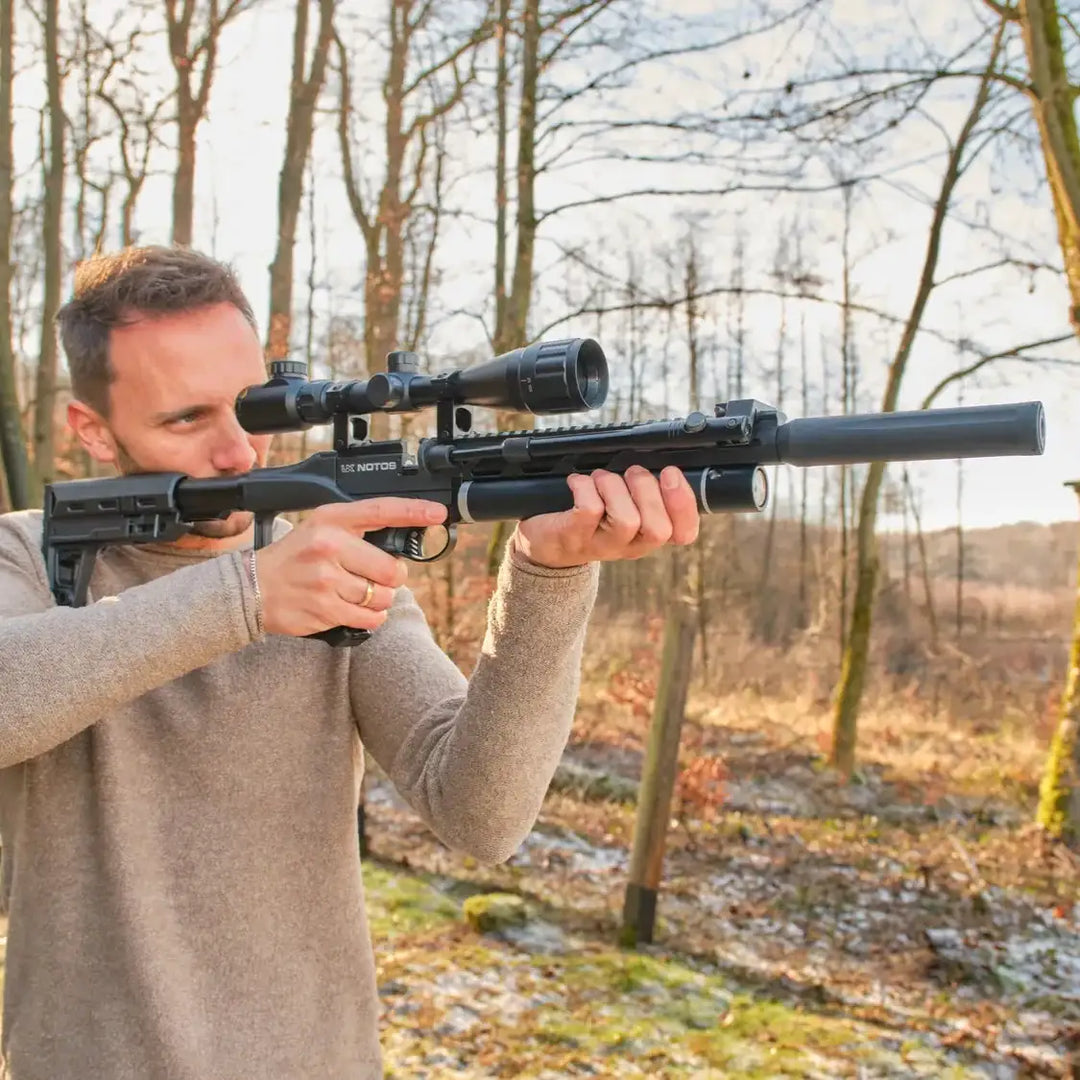UX Notus Carbine Sett - PCP Luftvåpen - 4.5mm - Game-On.no