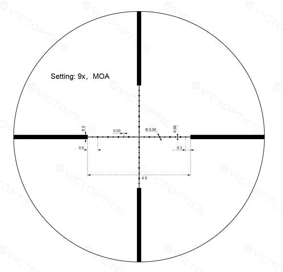 Vector Optics C3 Kikkertsikte 3-9x32mm Opplyst Mil-Dot Retikkel - Game-On.no