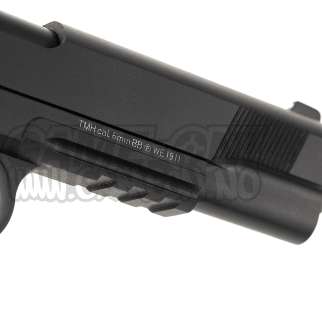 WE - 1911 MEU Gassdrevet Softgunpistol - Svart - gameon.eu