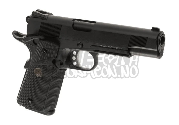 WE - 1911 MEU Gassdrevet Softgunpistol - Svart - Game-On.no