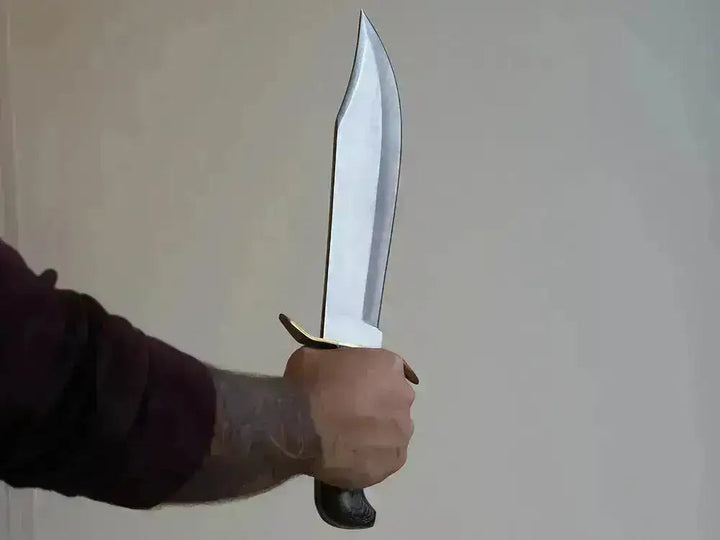 Wild Turkey - Håndlaget Bowiekniv med Slire - Svart - Game-On.no