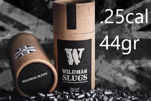 Wildman Flat Base Slugs til Luftvåpen 6.35mm(.25) - 44gr 100stk - gameon.eu