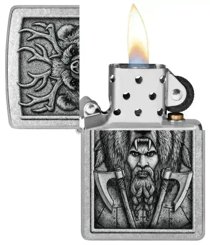 Zippo Lighter - Barbar Motiv - Game-On.no