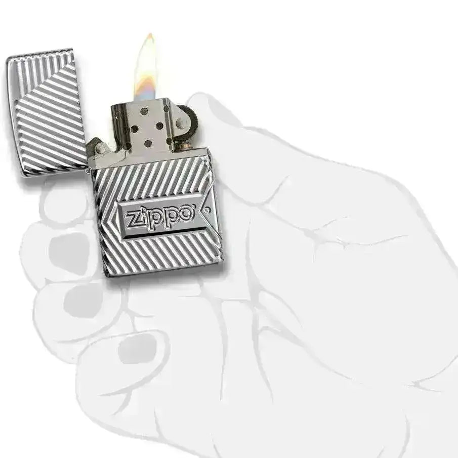 Zippo Lighter - Bolt Design - Armor 360 Degree Limited - Game-On.no
