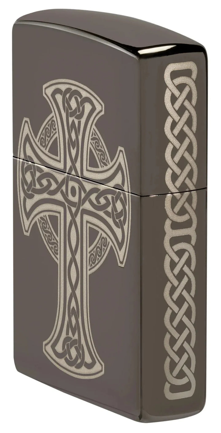 Zippo Lighter - Celtic Cross Design - Game-On.no
