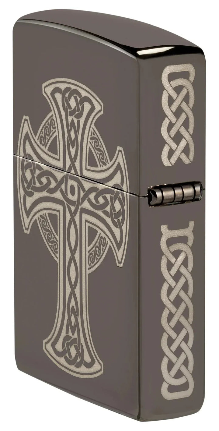 Zippo Lighter - Celtic Cross Design - Game-On.no