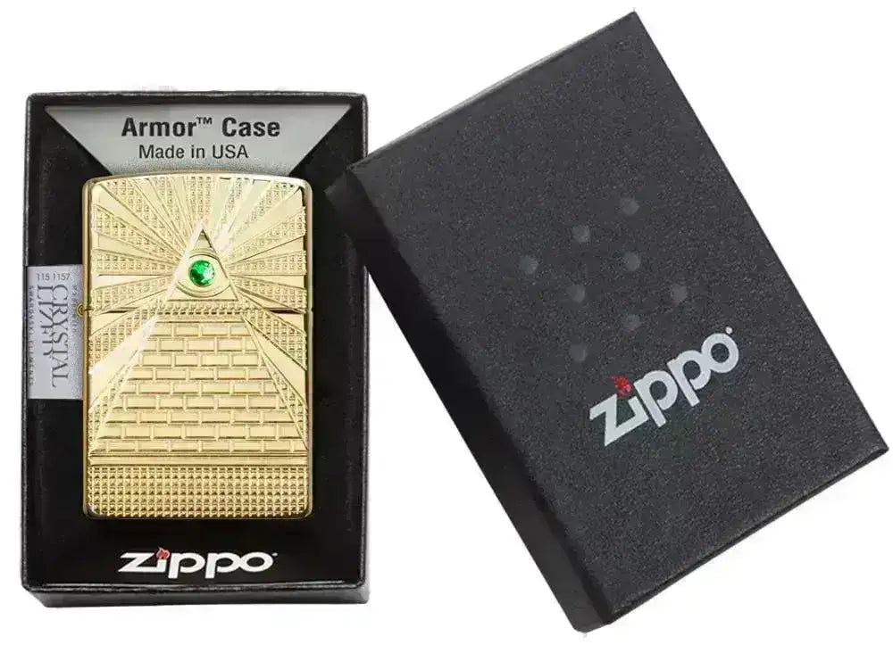 Zippo Lighter - Eye of Providence Design - Game-On.no