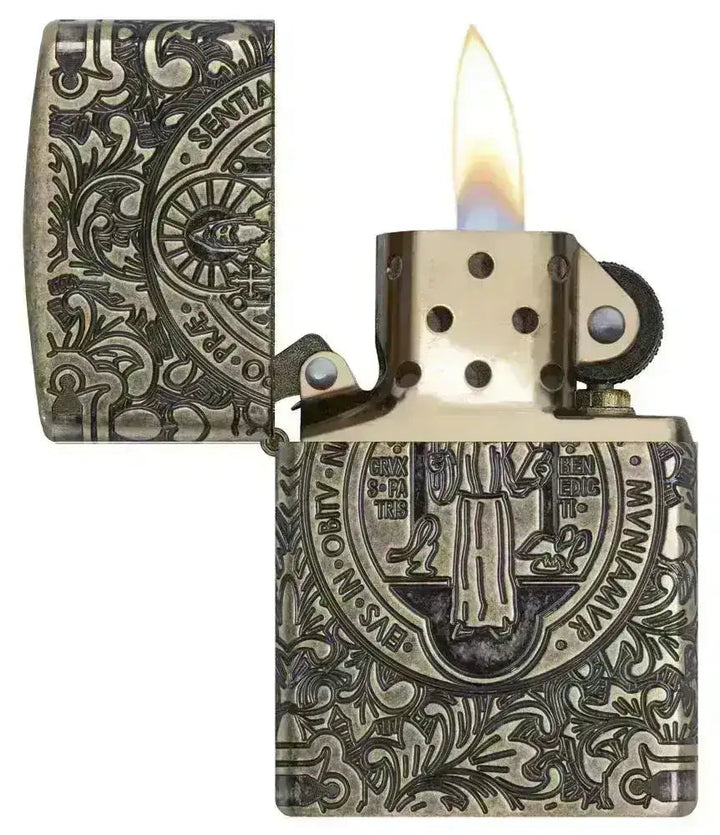 Zippo Lighter - St. Bendik - Armor 360 Degree Limited - Game-On.no