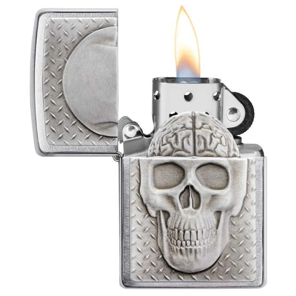 Zippo - Skull with Brain Surprise - gameon.eu